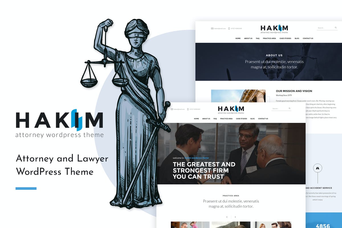 Hakim | Attorney and Lawyer WordPress Theme