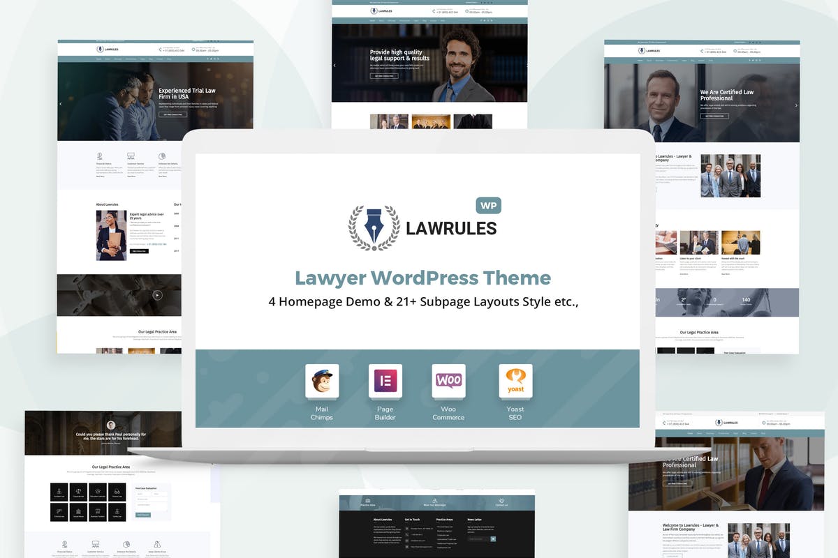 Lawrules | Lawyer WordPress Theme