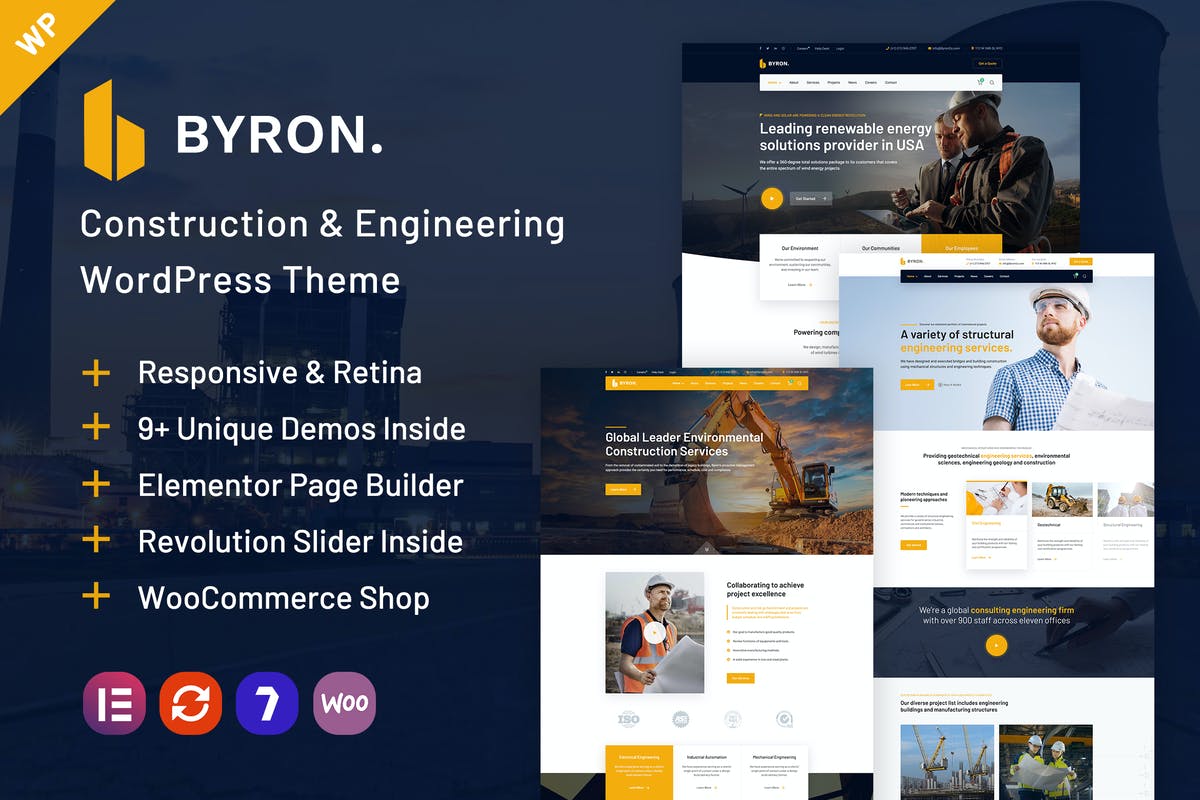 Byron | Construction and Engineering WP Theme