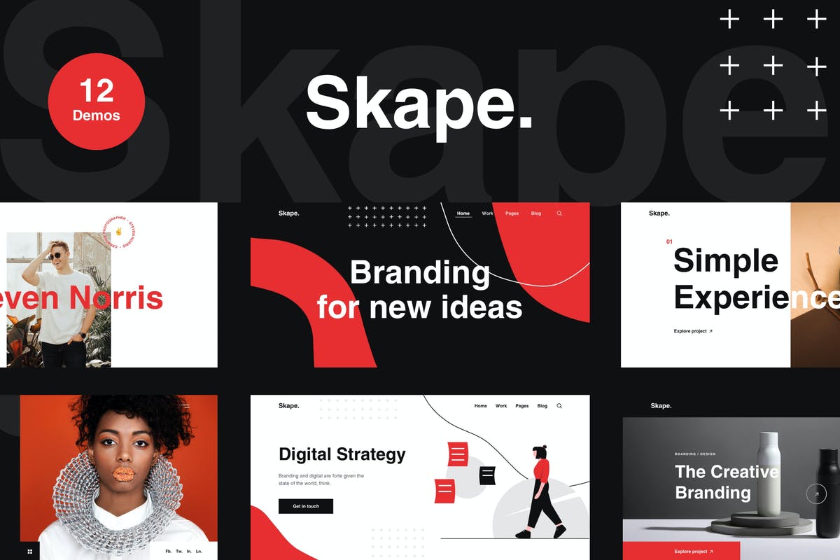Skape - Creative & Modern Agency WordPress Theme
