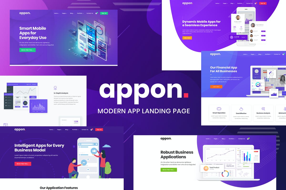 Appon - App & SaaS Software WordPress Theme