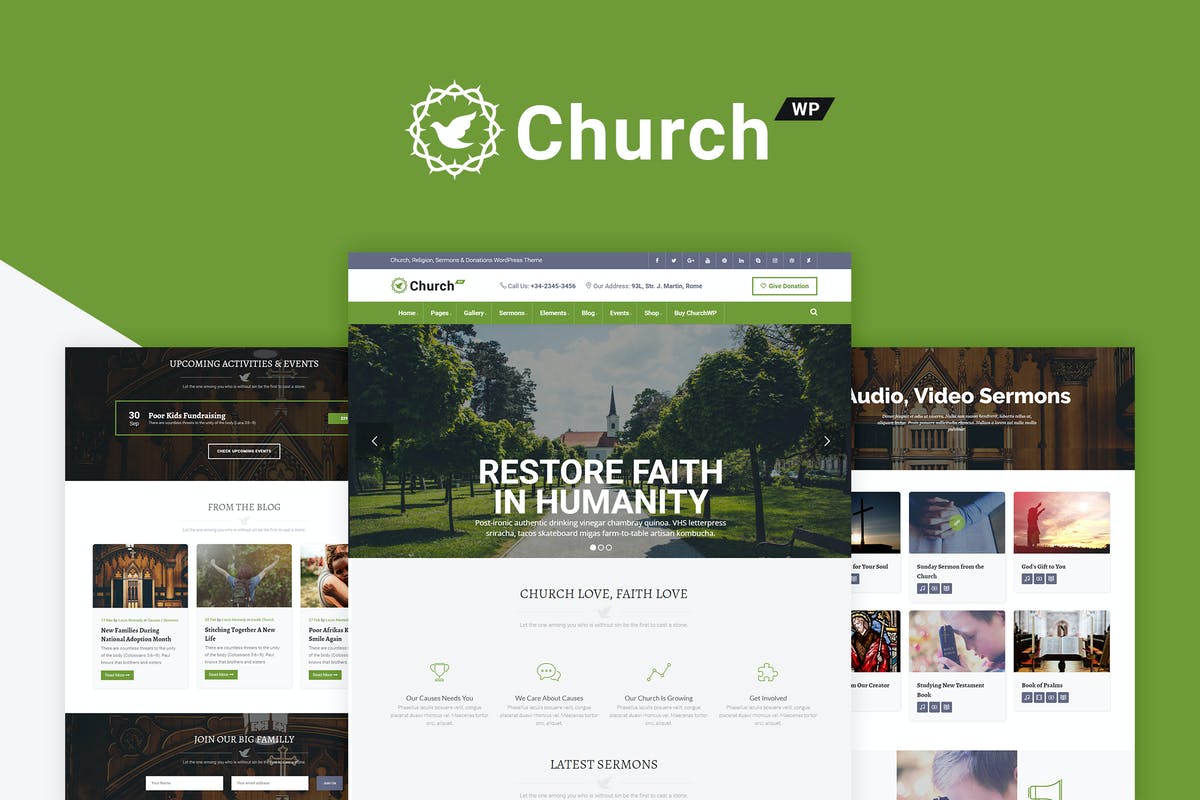 ChurchWP-Premium WordPress Themes Free Download