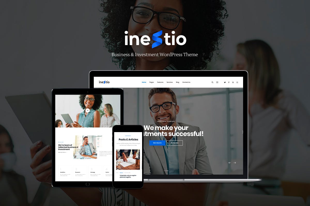 Inestio-Premium WordPress Themes Free Download