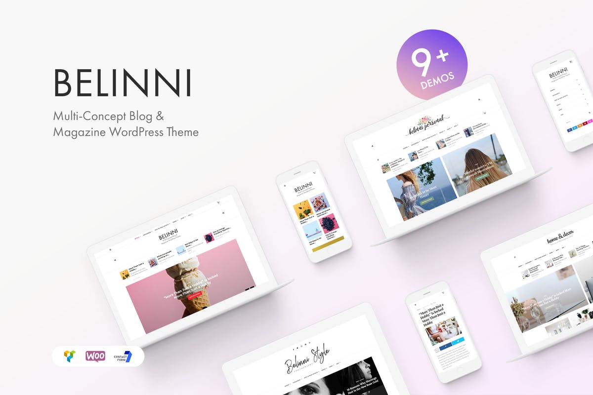 Belinni - Multi-Concept Blog / Magazine WordPress