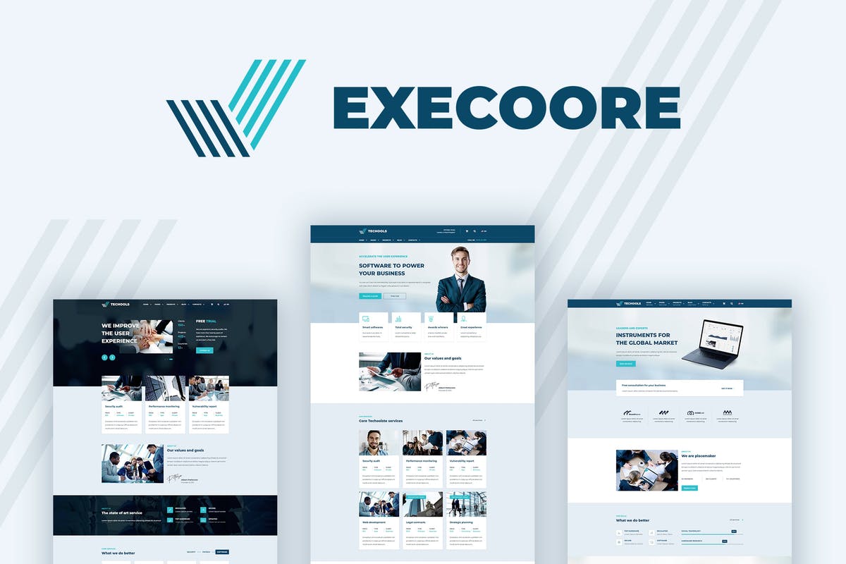 Execoore-Premium WordPress Themes Free Download