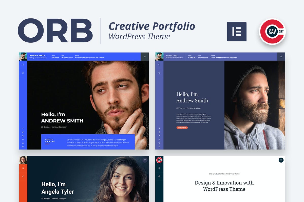 ORB - Creative Portfolio WordPress Theme