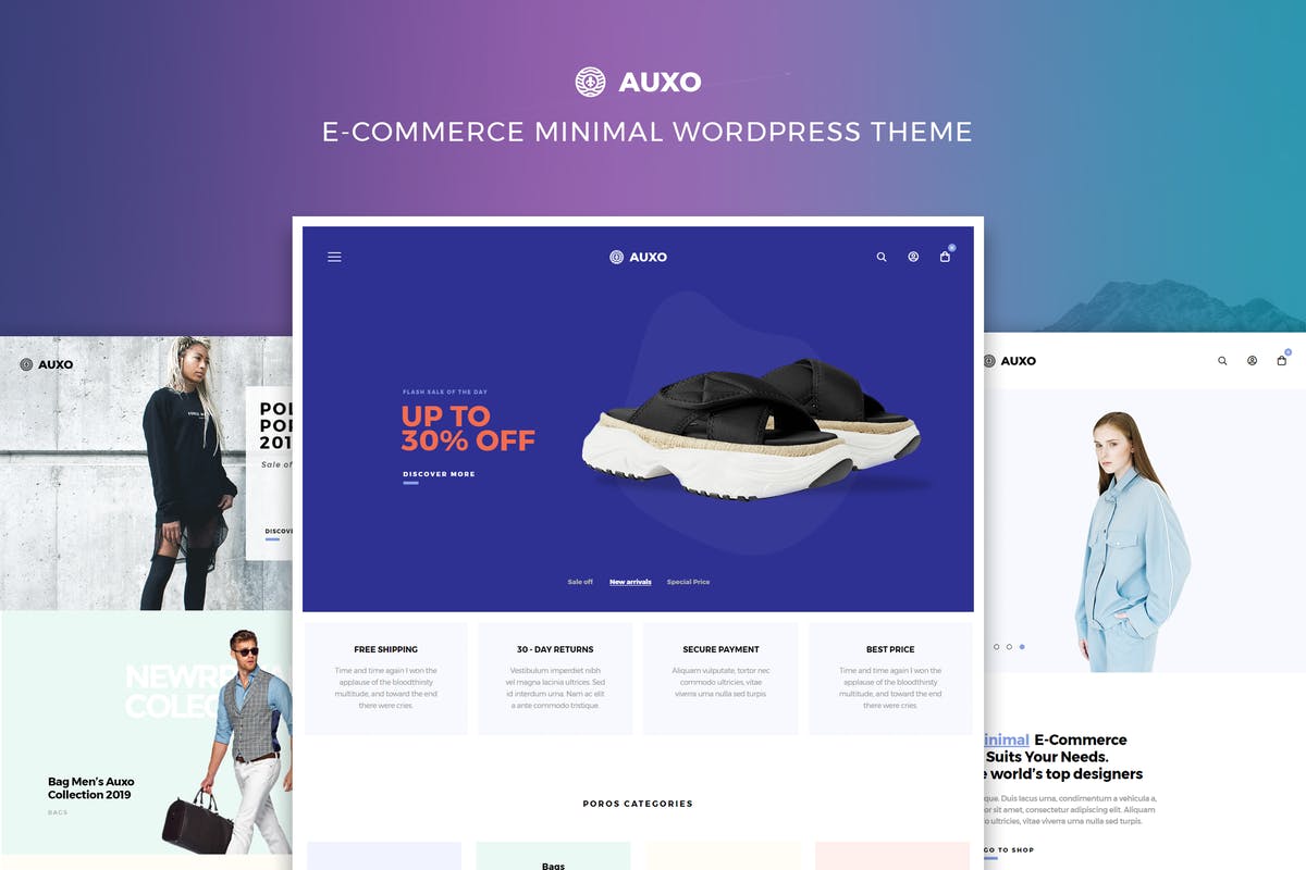 Auxo – Minimal WooCommerce WordPress Theme