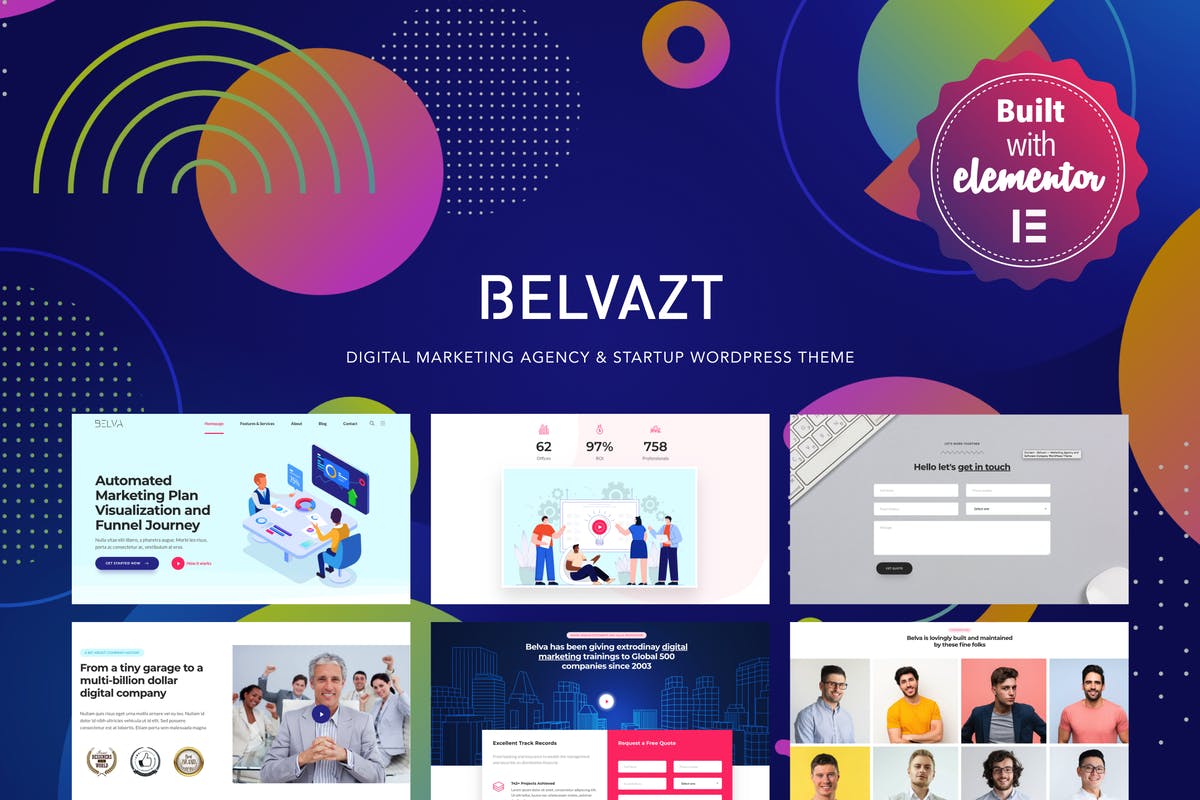 Belvazt - Digital Marketing Agency WordPress Theme