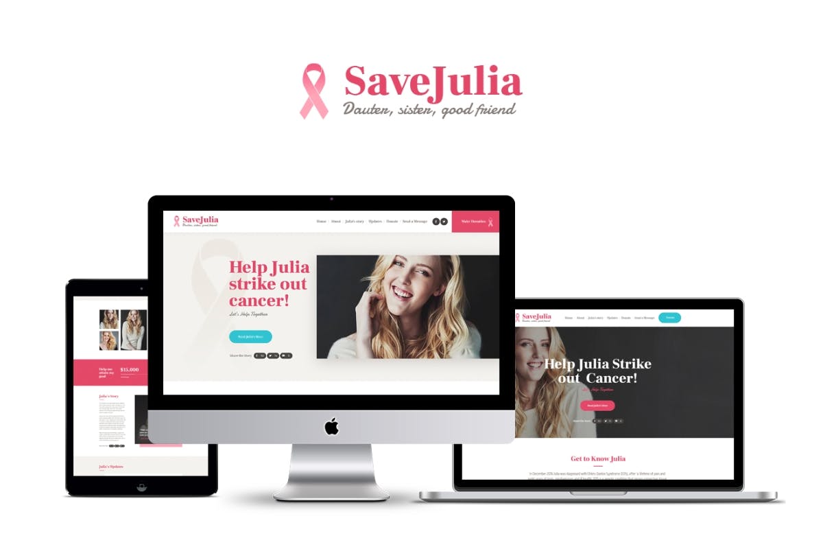 Save Julia-Free Download WordPress Theme