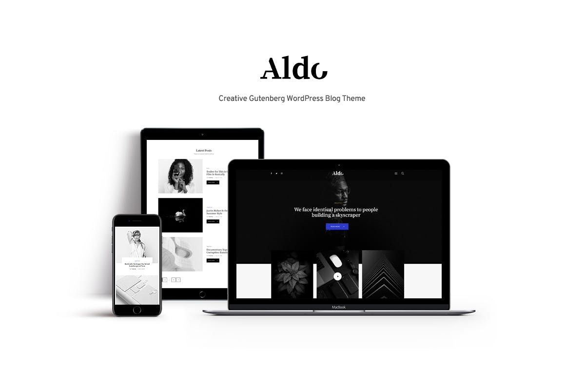 Aldo free download themes for wordpress