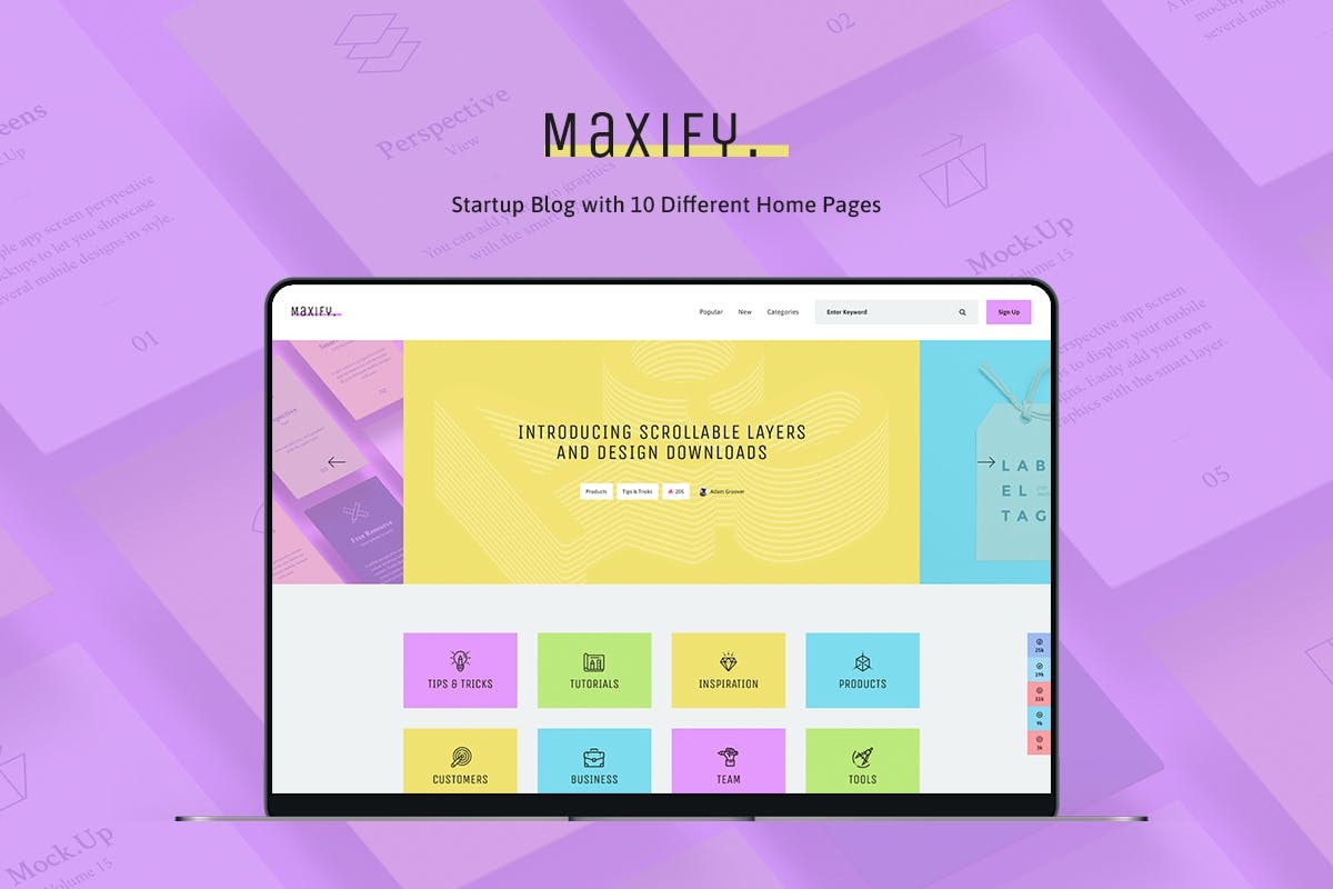 Maxify free download themes for wordpress