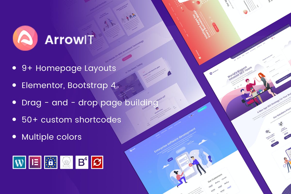 ArrowIT - Technology, Digital WordPress Theme