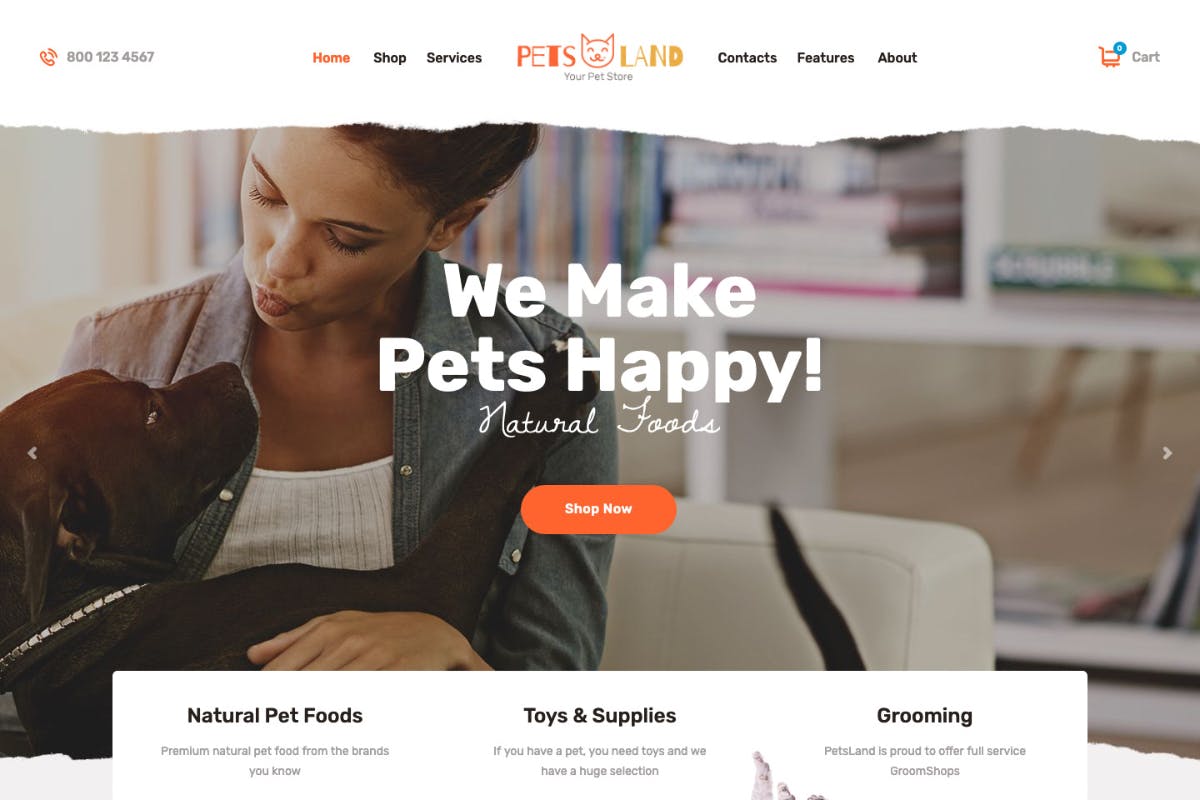 Pets Land | Domestic Animals Shop & Veterinary WP