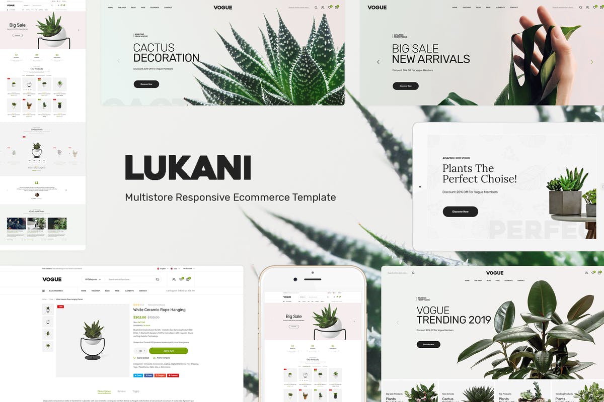 Lukani - Plant Theme for WooCommerce WordPress