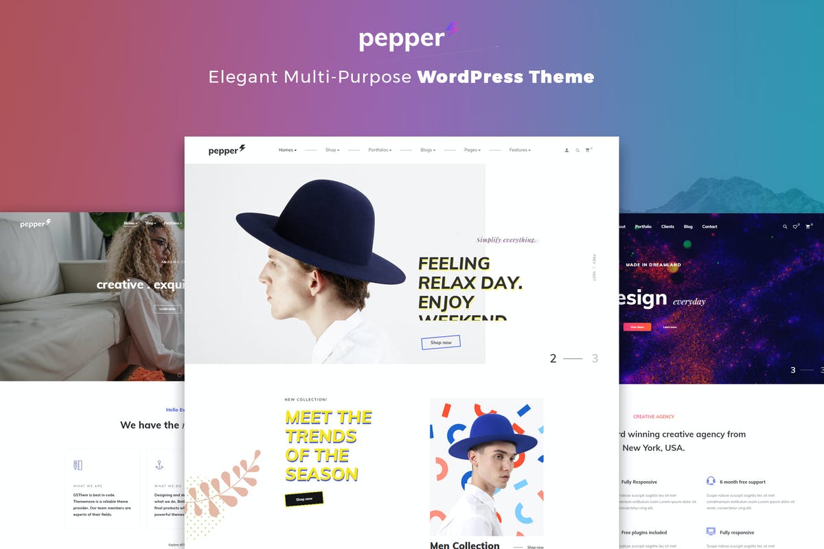 Pepper - Elegent Multi Purpose WordPress Theme