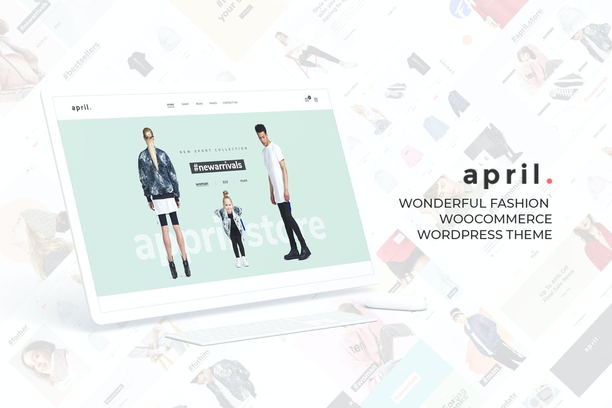 APRIL - Wonderful Fashion WooCommerce WordPress Th