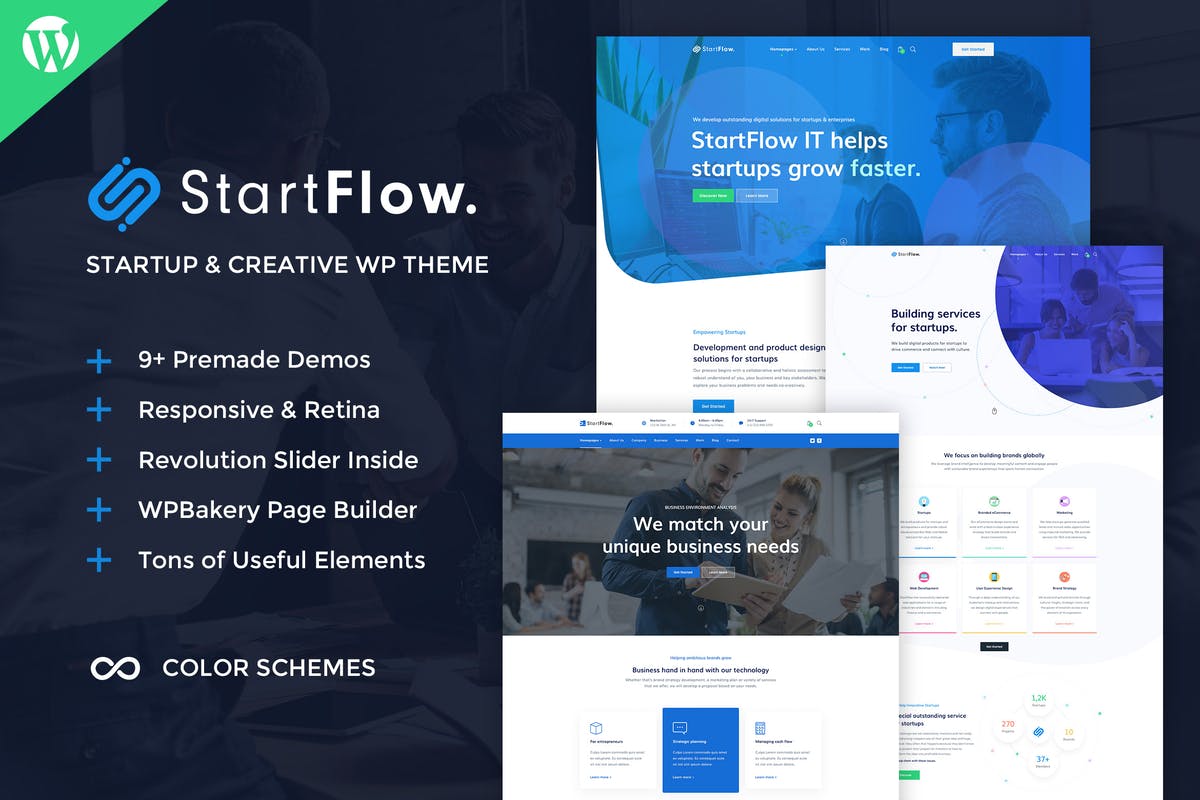 StartFlow - Creative Multipurpose WordPress Theme