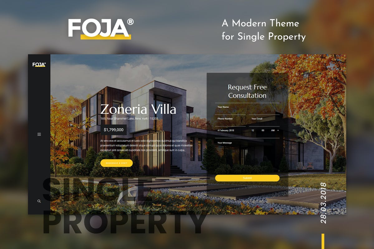 Foja | Single Property WordPress Theme