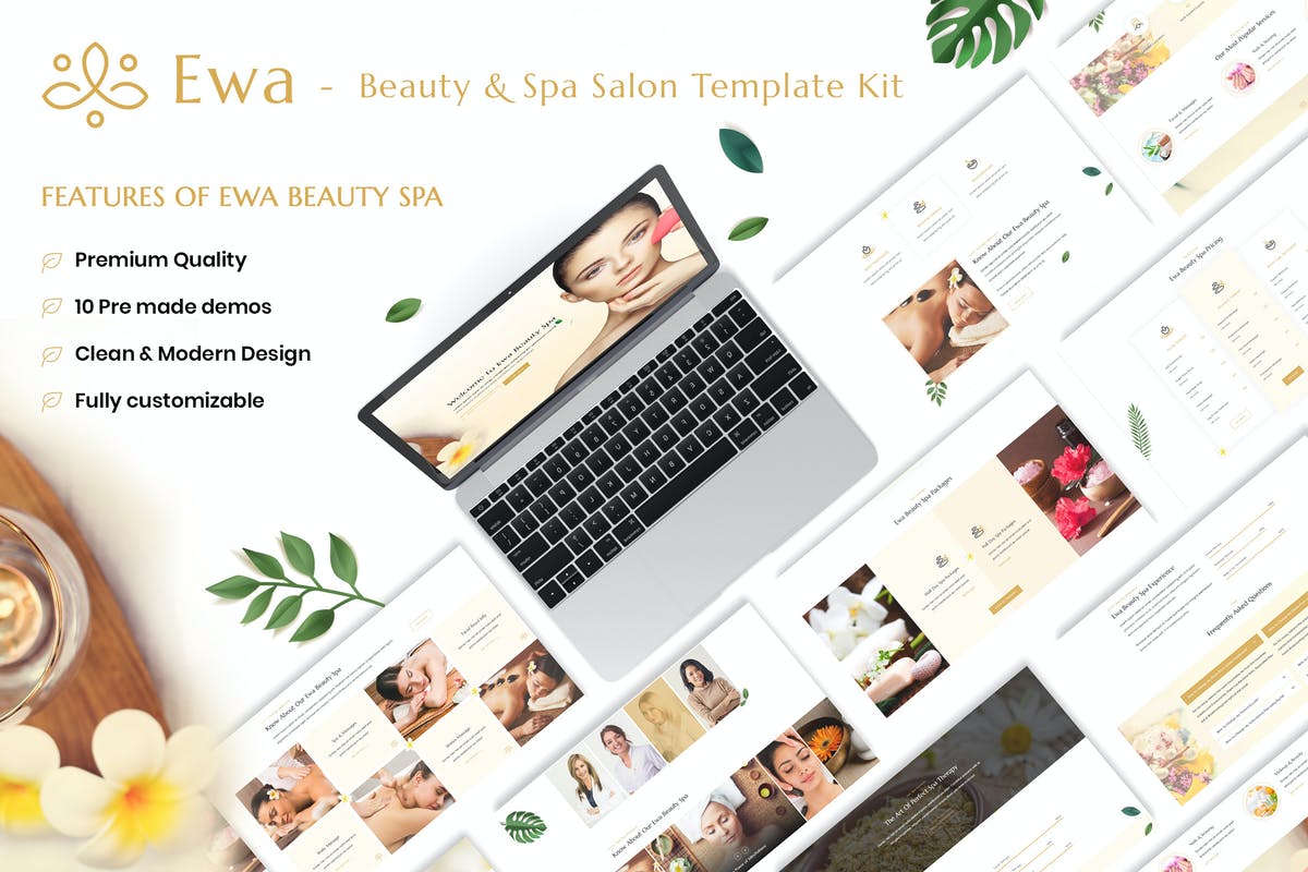 Ewa - Beauty & Spa Salon Elementor Template Kit