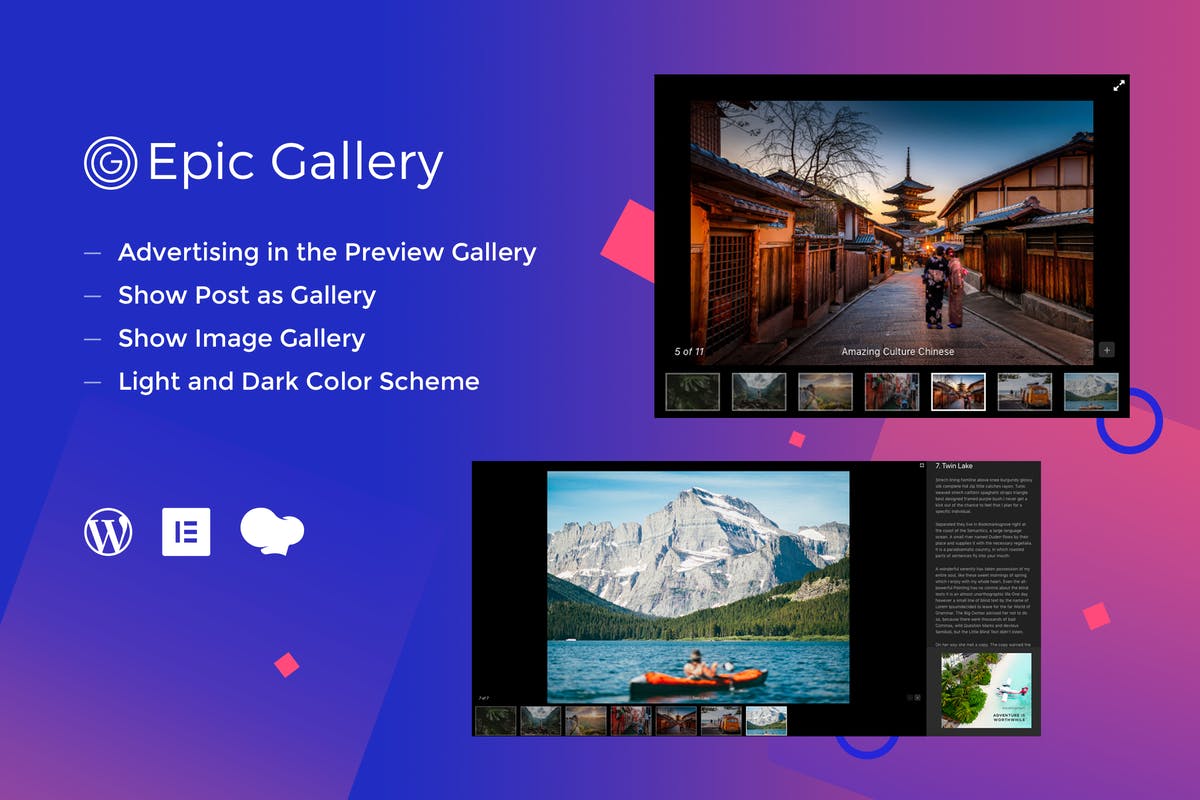 Epic Zoom Gallery Addons for Elementor & WPBakery