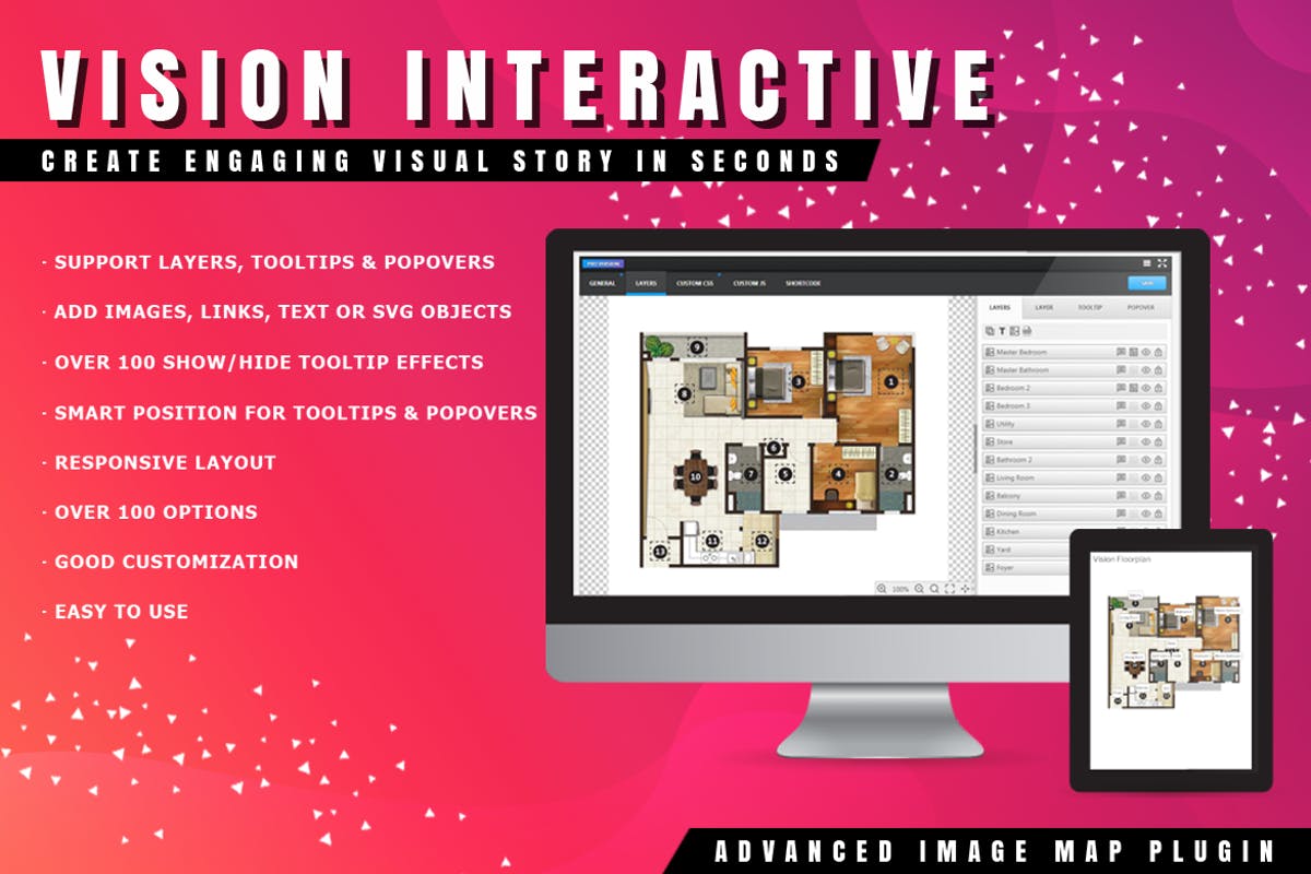 Vision Interactive - Smart Image Map for WordPress