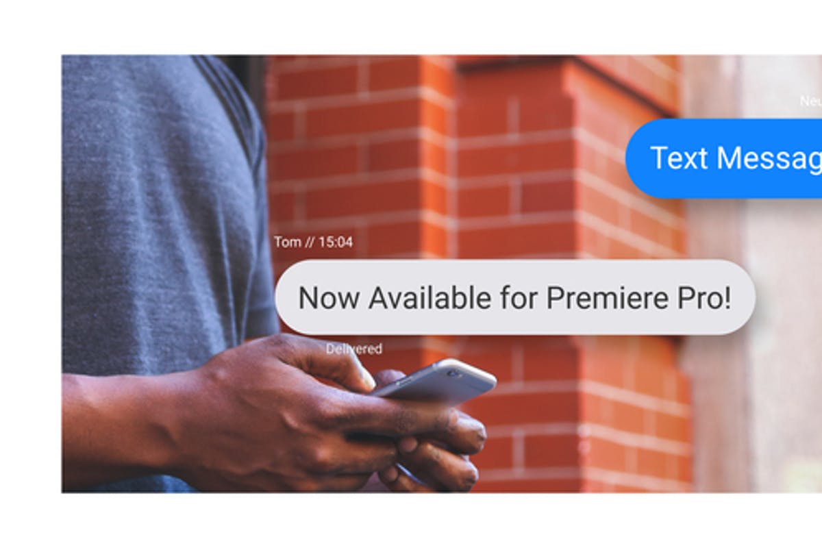 Text Messages Toolkit Premiere Pro