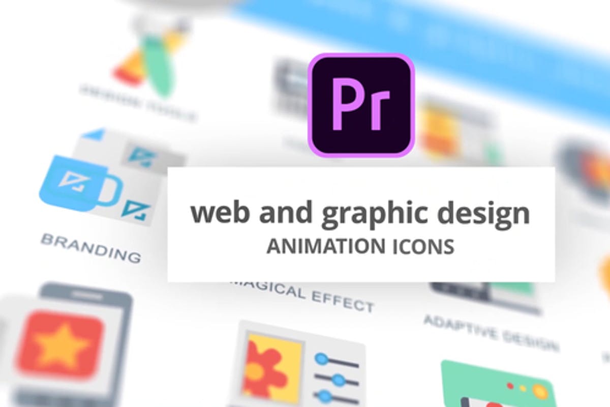 Web-Design and Development - Animation Icons (MOGRT)