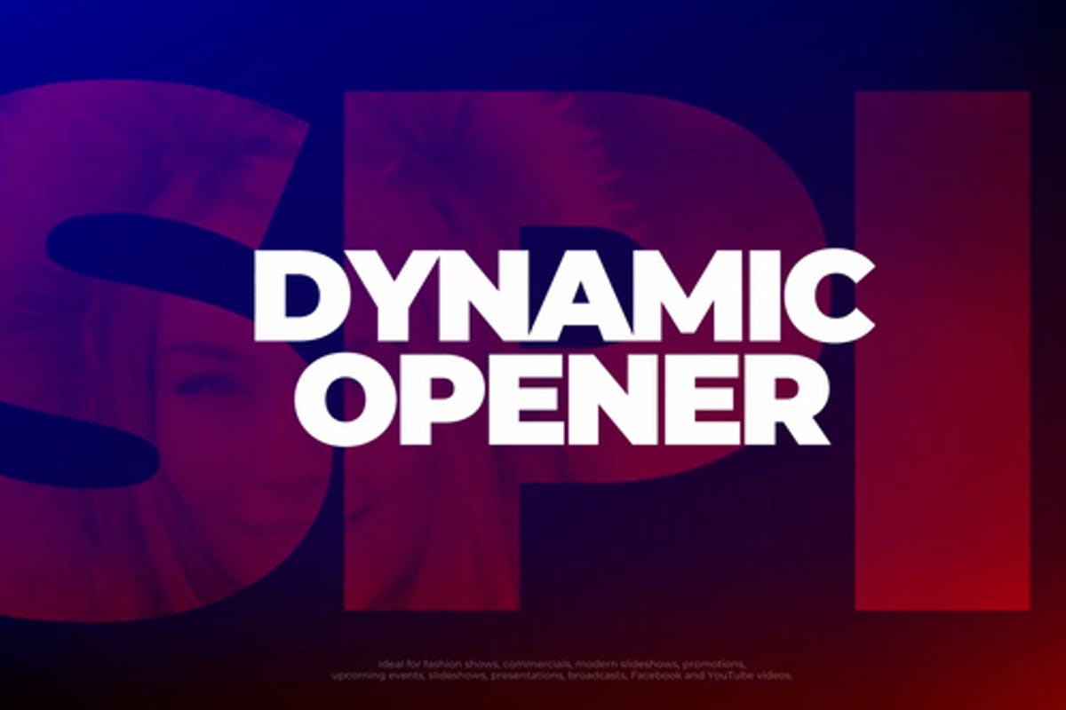 Dynamic Opener video templates for DaVinci Resolve free download