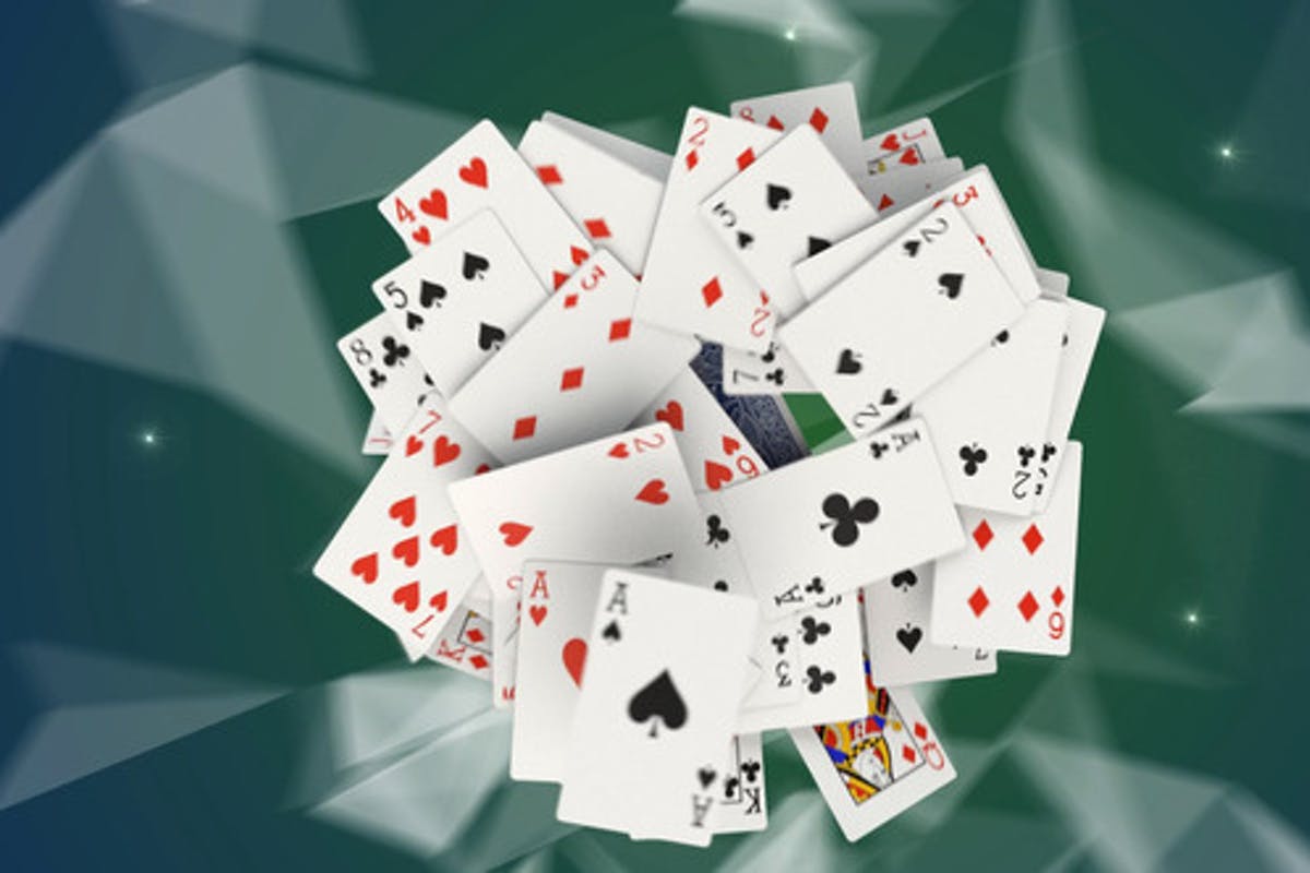 Playing Cards Logo video templates for DaVinci Resolve free download