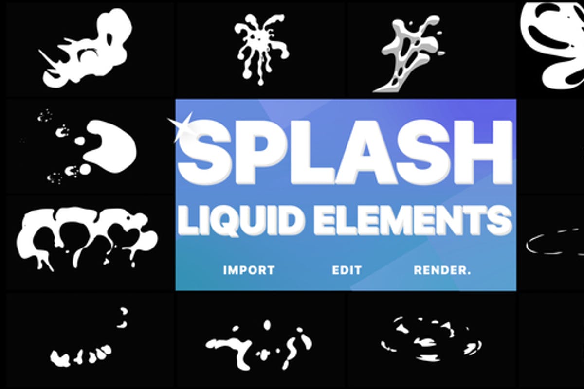 Splash Elements | video templates for DaVinci Resolve