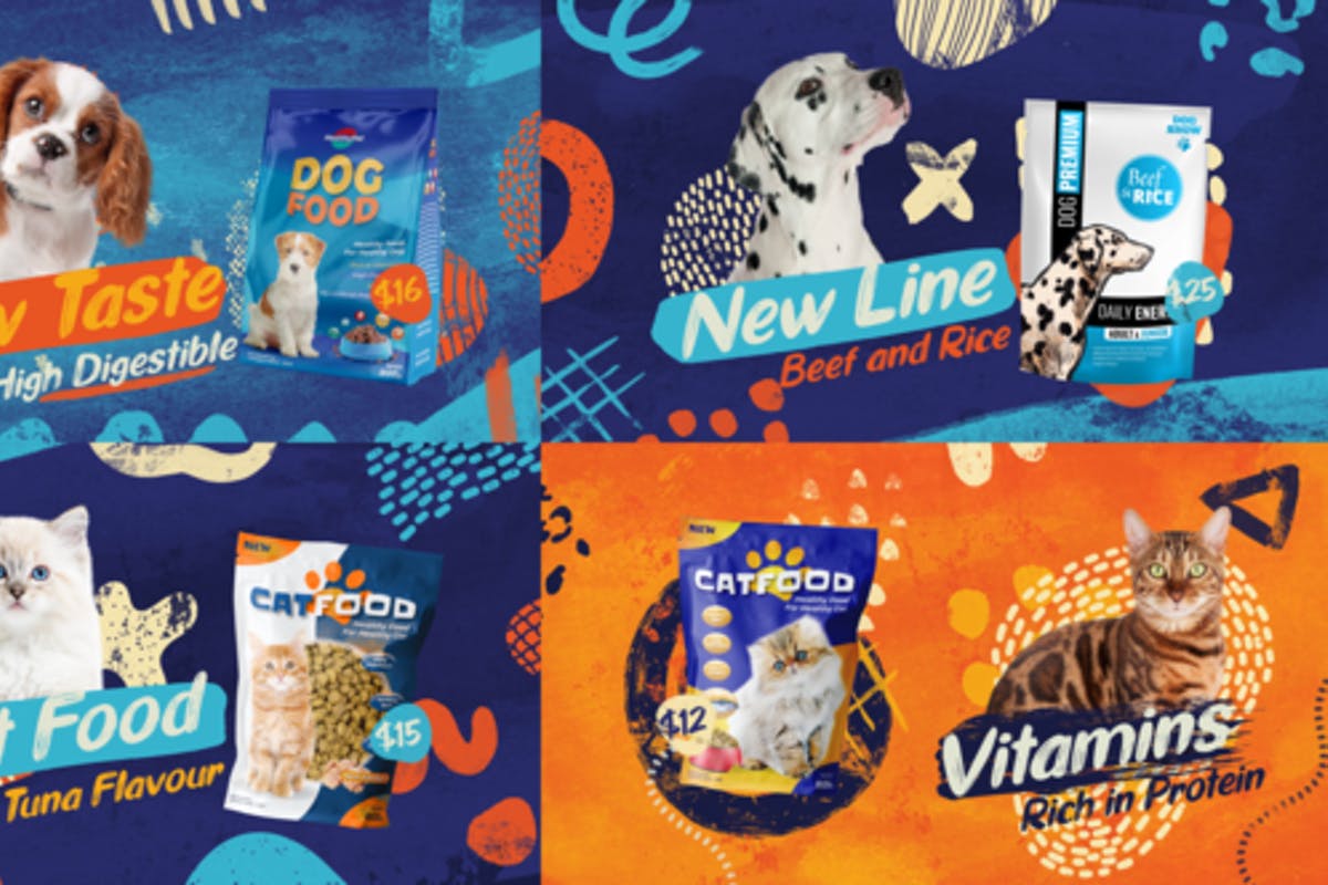 Pet Food Slideshow After Effects Templates