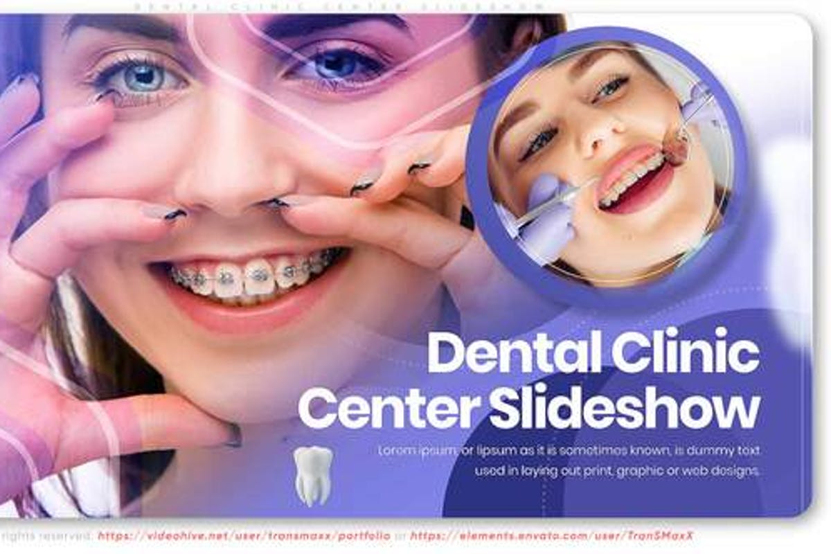 Dental Clinic Center Slideshow After Effects Templates