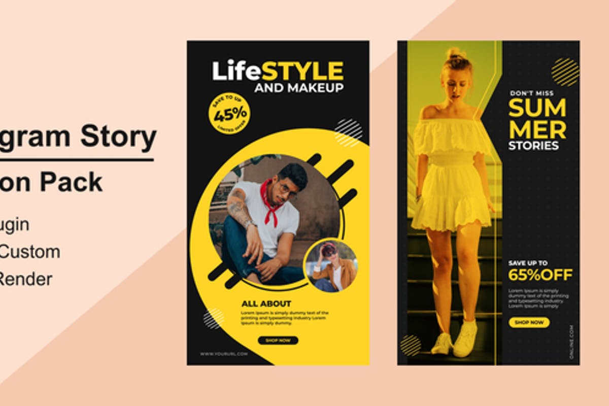 Instagram Stories V01 After Effects Templates