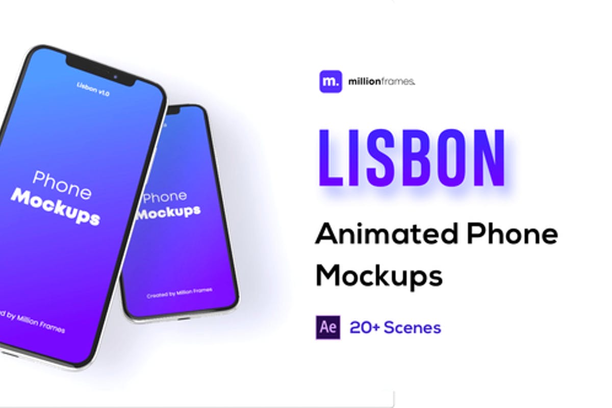 Phone Mockup Pack Free download After Effects Templates