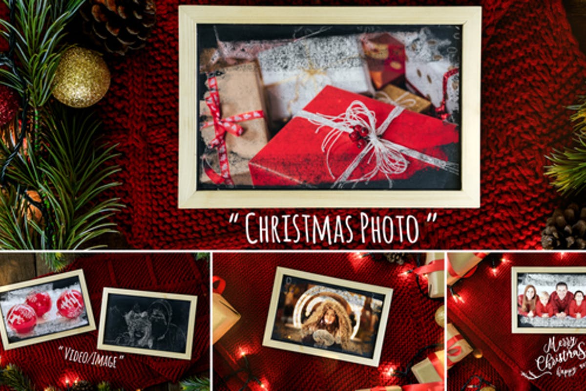 Christmas Photo Gallery After Effects Templates
