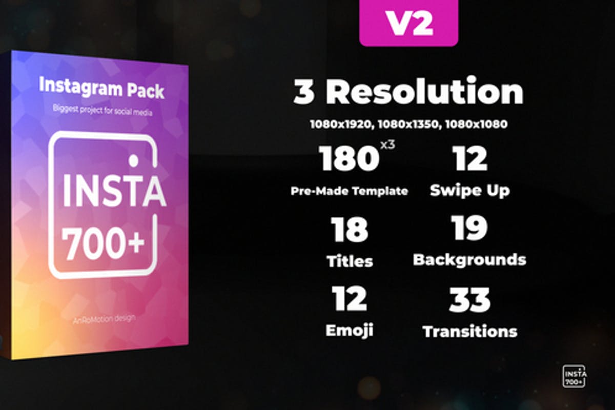 Instagram Stories Pack After Effects Templates