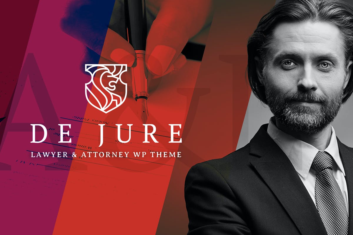 De Jure - Attorney and Lawyer WordPress Theme Download Free