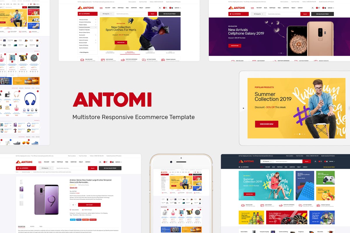 Antomi - Theme for WooCommerce WordPress