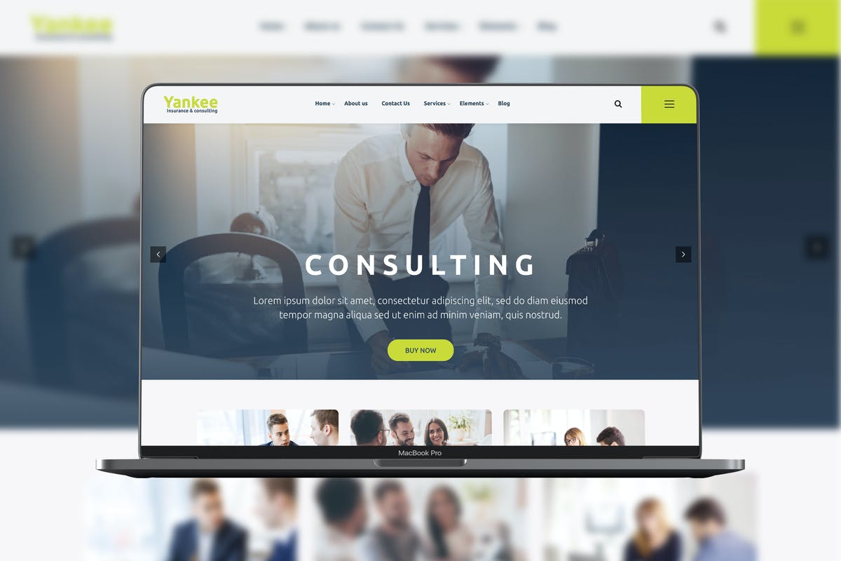 Yankee - Consulting WP Theme Download Free