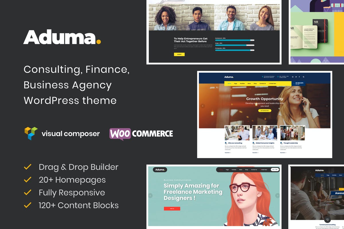 Aduma - Consulting, Finance, Business WP Theme