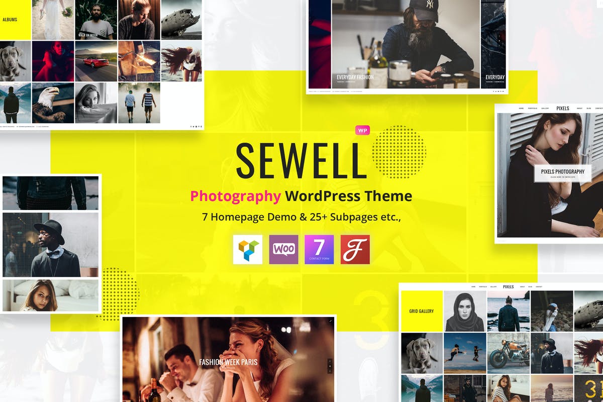 Sewell - Photography WordPress Theme