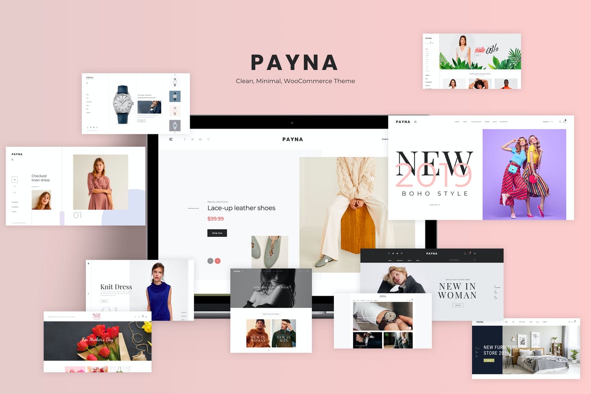 Payna - Clean, Minimal WooCommerce WordPress Theme Download Free