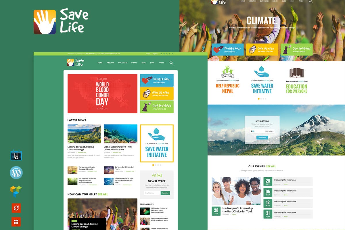 Save Life WordPress Theme Download Free