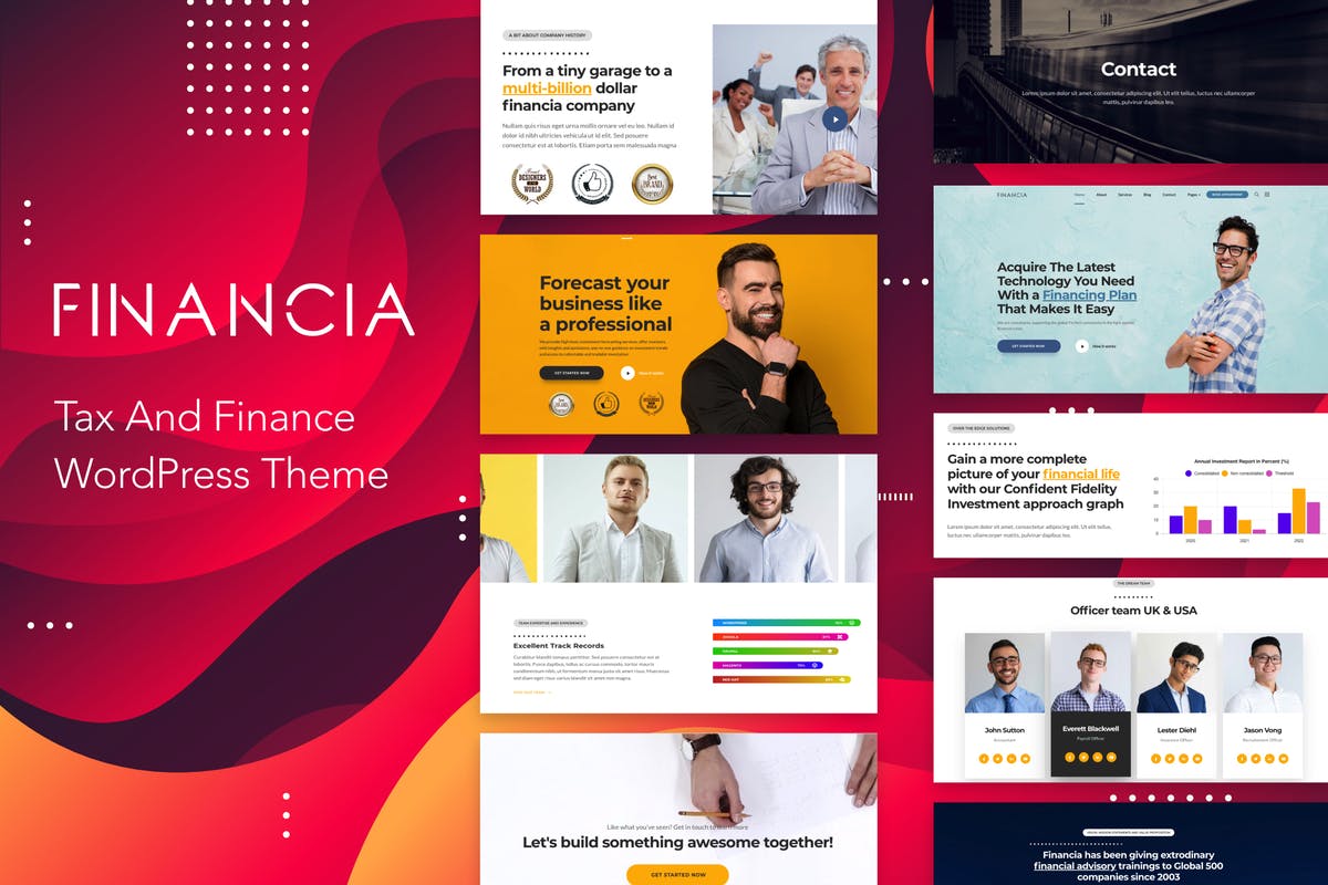 Financia - Tax and Finance WordPress Theme