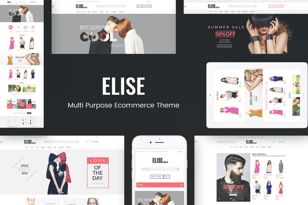 Elise - Fashion WooCommerce WordPress Theme
