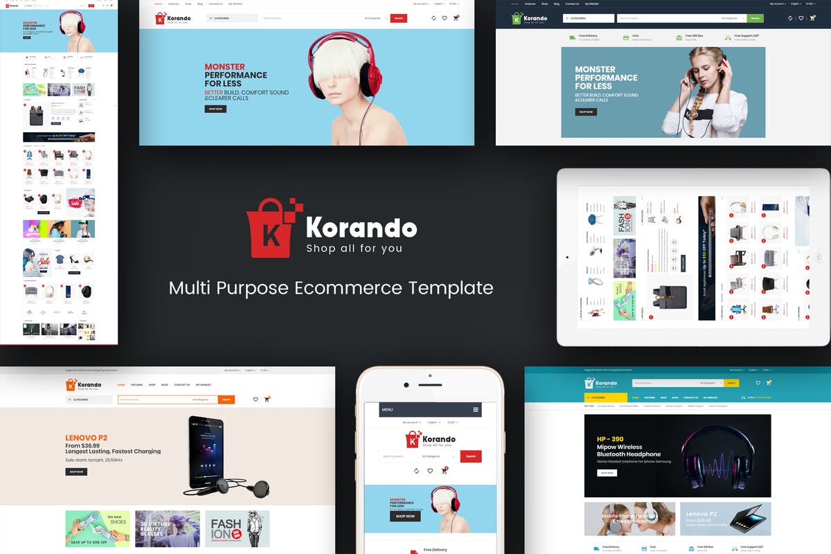Korando - Theme for WooCommerce WordPress