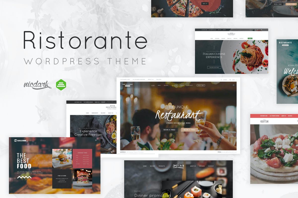 Restaurant Download Any WordPress Theme For Free