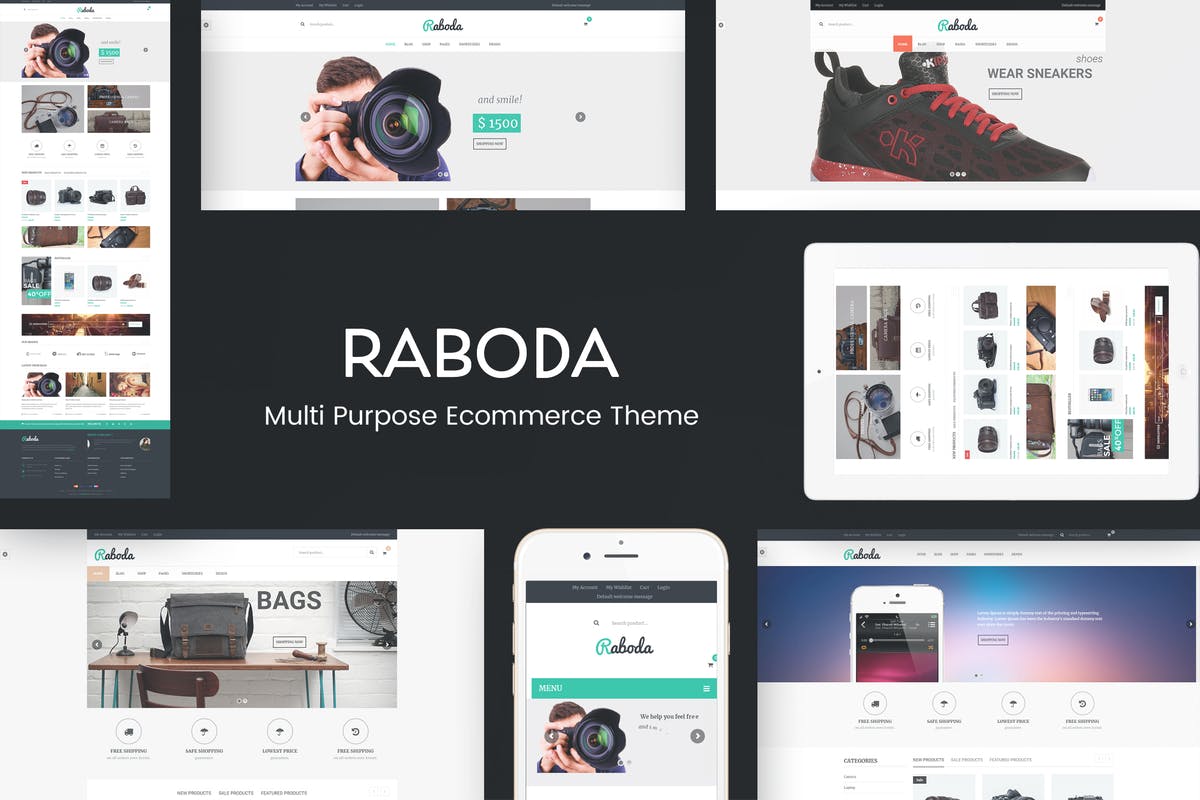 Raboda - eCommerce Responsive WordPress Theme