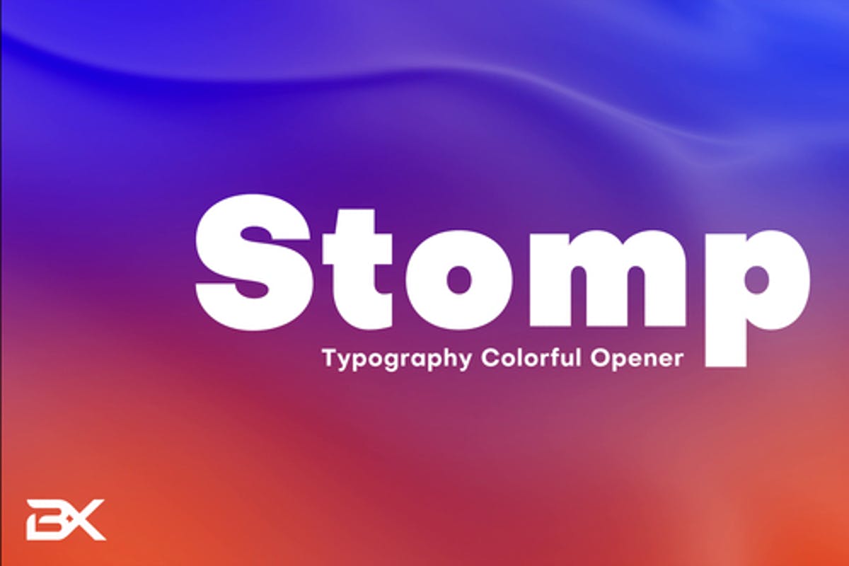 Stomp Colored Opener Final Cut Pro Video Templates Free