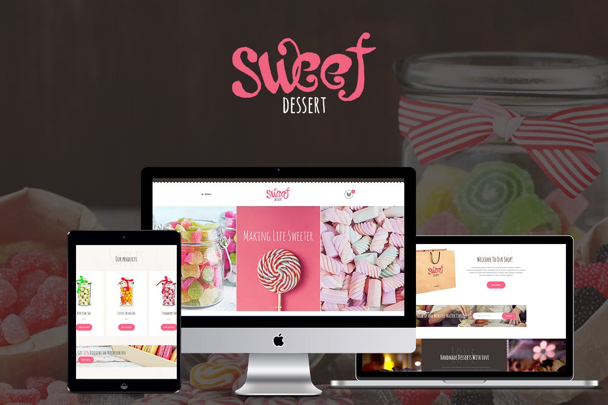 Sweet Dessert Download WordPress Theme Free